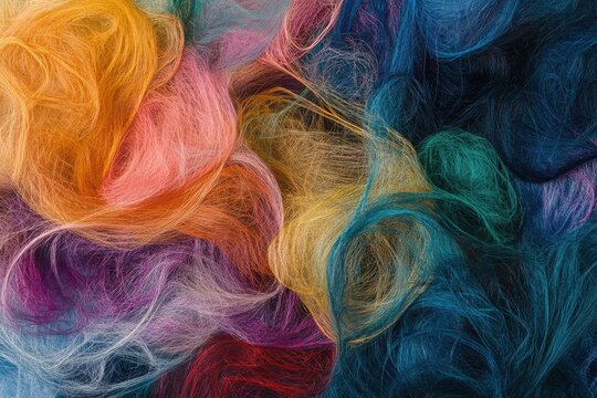 Bubble stroke rises gently on a surreal threaded background