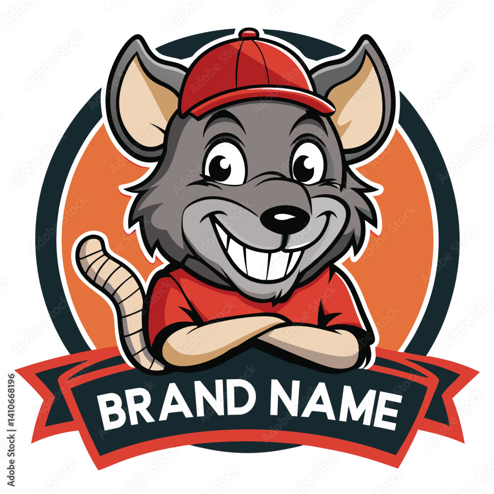 Cartoon Rat and Mouse Mascot - Fun Vector Character for Branding ...