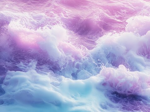 Chroma haze with a bubble wave that pops gently