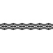 © MatandSterre - Elegant Black & White Border Design: Seamless Pattern for Invitations