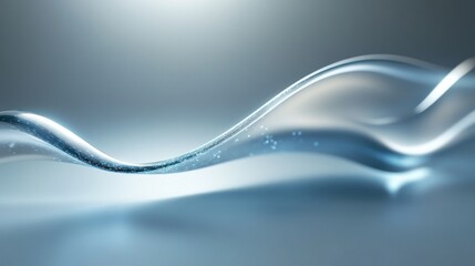 Poster - Subtle wave formation featuring intricate surface details and soft gradients