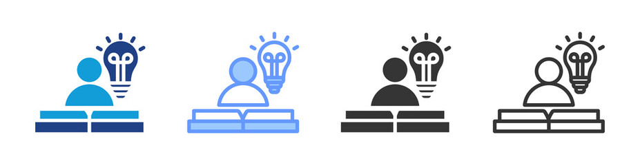 Poster - Understanding icon set multiple style collection