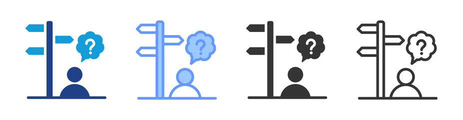 Aufkleber - Eustress icon set multiple style collection