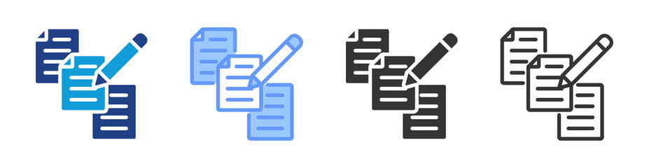 Poster - Annotation icon set multiple style collection