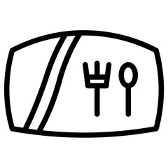 Poster - Food Quick Meal Line Icon