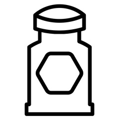 Poster - Jar Glass Pot Line Icon