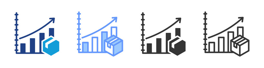 Poster - Product Sales icon set multiple style collection