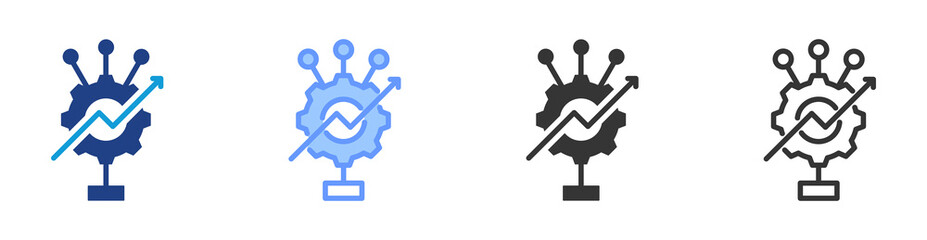 Poster - Performance Method icon set multiple style collection