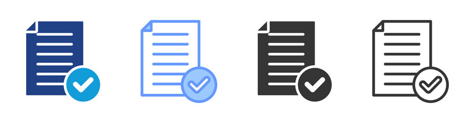 Poster - Result icon set multiple style collection