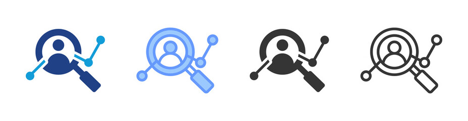 Poster - Performance Metrics icon set multiple style collection
