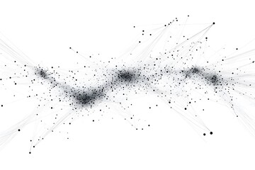 Wall Mural - Global network connection world map , Generative AI