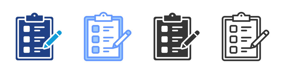 Poster - Preparedness icon set multiple style collection