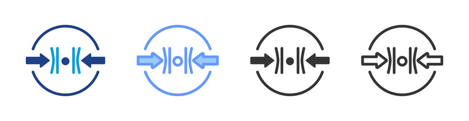 Poster - Resilience icon set multiple style collection