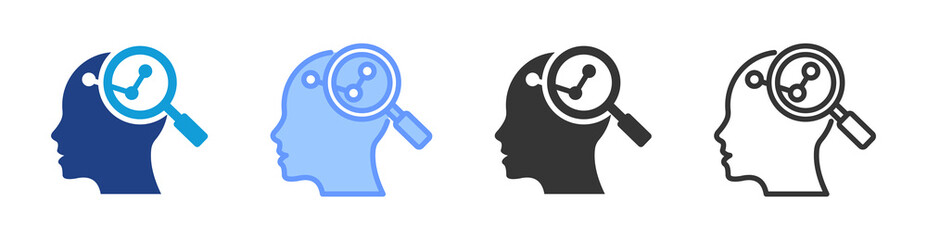 Aufkleber - Exploring Mind icon set multiple style collection