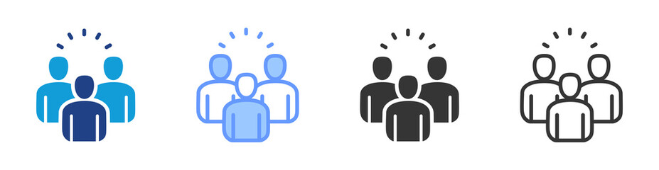 Aufkleber - Mentoring Motivation icon set multiple style collection