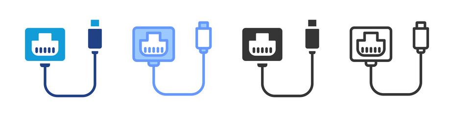 Aufkleber - Socket icon set multiple style collection