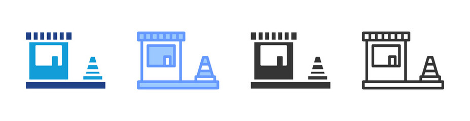 Aufkleber - Security Office icon set multiple style collection