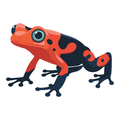 Wall Mural - illustration of poison dart frog frog amphibian design vector