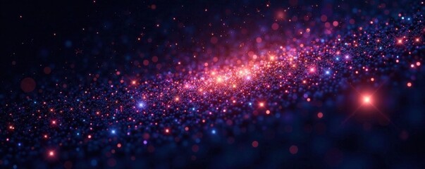 Sparkling starfield against a velvety black backdrop , starry night, astronomy