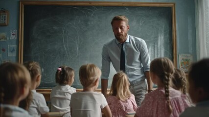 Poster - Elementary School Teacher Engages Young Students in Classroom Generative AI