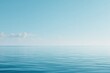 © Сергей Захаров - serene minimalistic photograph of vast tranquil ocean horizon under soft clear sky emphasizing significance of world