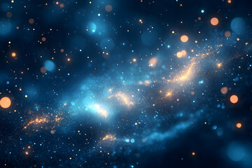 cosmic nebula abstract space background design