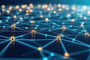 Poster - Abstract network of interconnected nodes (1)