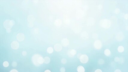 Poster - Soft Blue Background with Subtle Bokeh Effect Creating a Dreamy and Serene Atmosphere Ideal for Various Design Projects