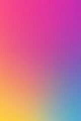 Poster - Colorful gradient background with smooth transitions between pink and yellow shades in a vibrant design