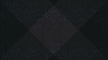 Fototapete - Futuristic Electronic Lines on Blue Technology Background,comic and Motion concept design,vector.