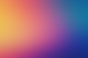Poster - Colorful gradient background evoking a sunset or sunrise atmosphere with vibrant hues blending seamlessly
