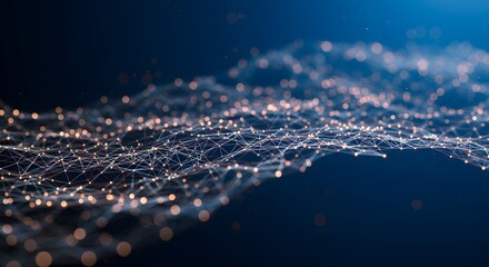 modern abstract network science connection technology gold line premium dot and graphic design. conn