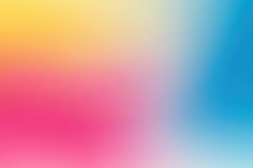 Poster - Colorful abstract background blending yellow, pink, and blue hues for artistic inspiration