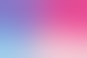 Poster - Vibrant gradient blend showcasing soft pink and blue hues during sunset in an abstract style