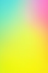 Poster - Bright gradient background with colors transitioning from blue to yellow creating a vibrant and cheerful atmosphere
