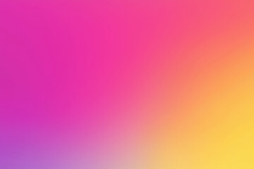 Poster - Vibrant gradient blending from pink to yellow in a smooth, soft texture background