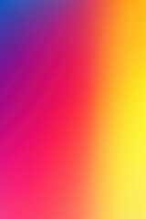 Poster - Gradient background featuring vibrant shades of pink, purple, and yellow on a smooth surface