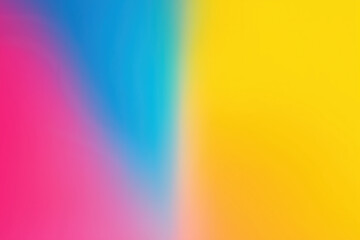 Poster - Vibrant abstract colors blend together creating a lively and energetic atmosphere