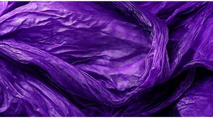 Poster - Abstract draped purple fabric texture, creating waves of captivating folds