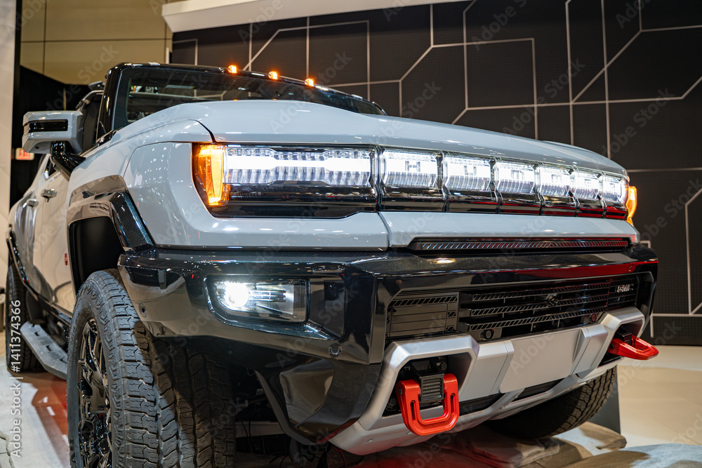 2025 Hummer EV Pickup automobile at the 2025 Canadian International ...