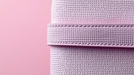 Aufkleber - Minimalistic pastel pink container with textured surface and linear accent