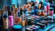 © Gulnaz - A table full of makeup and beauty products