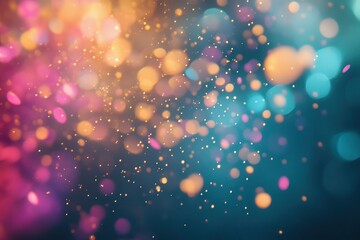 Fototapete - Colorful particles swirling gracefully for vibrant backgrounds and innovative design inspiration