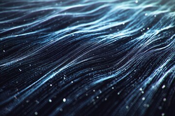 Poster - abstract digital wave pattern (1)