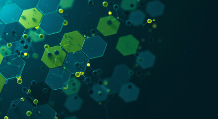 Poster - Abstract digital technology  background . Generative AI
