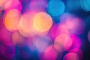 Poster - Vibrant eclectic blurred backgrounds for unique creative projects and designs