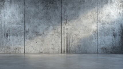 Aufkleber - Empty modern concrete interior space