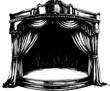 © designknowledge - Fantasy architecture of Theater, Theater vector graphic