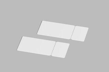 Poster - Coupon Discount Mockup. 3D Render
