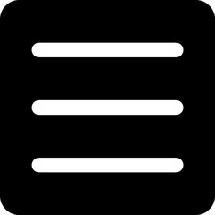 Poster - Hamburger menu flat icons. UI Website design elements. Navigation Icons for Mobile App and User Interface